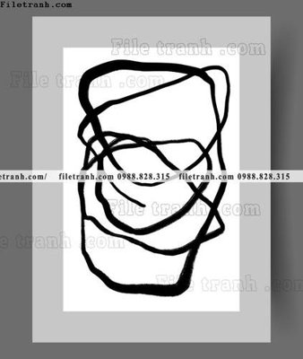 File gốc tranh truu tuong don gian phong cach bac au 1504 (in lụa) tranh phong thủy