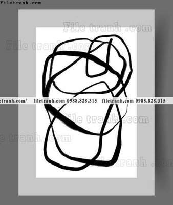 File PSD tranh truu tuong don gian phong cach bac au 1510 (bản gốc) độ phân giải cao