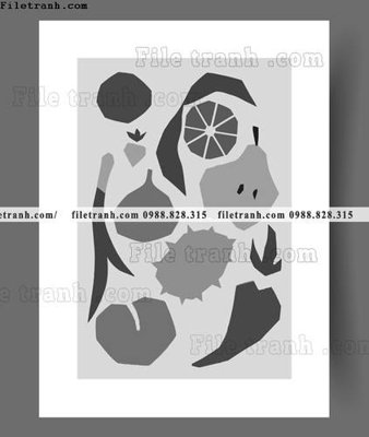 Tải file tranh truu tuong don gian phong cach bac au 1545 (gốc) chủ đề hoa sen