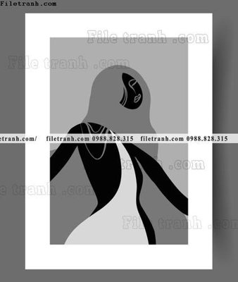 Tải file tranh truu tuong don gian phong cach bac au 1556 (ảnh gốc) in tráng gương