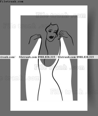 Tải file tranh truu tuong don gian phong cach bac au 1586 (gốc) làm tranh trang trí