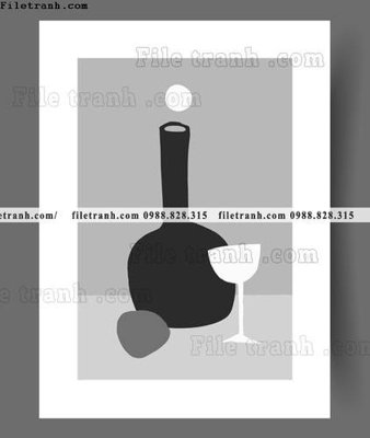 Tải file gốc in lụa tranh truu tuong don gian phong cach bac au 1588 siêu nét