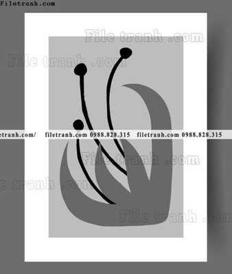 File in trần tranh truu tuong don gian phong cach bac au 1594 (bản gốc 3D) sống động