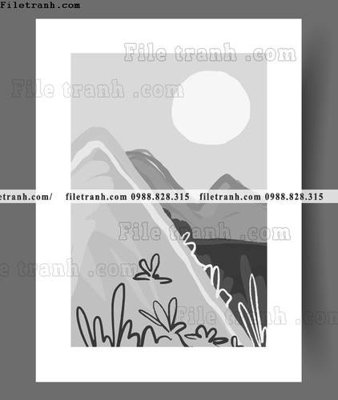 File gốc tranh truu tuong don gian phong cach bac au 1604 (in lụa) chi tiết cao