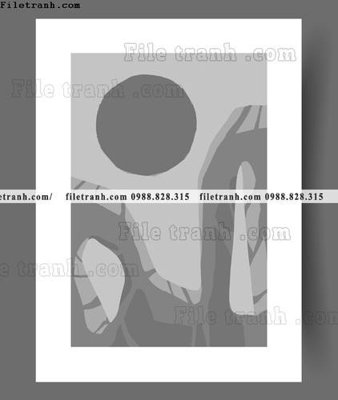 Tải file tranh truu tuong don gian phong cach bac au 1611 (PSD) cho in tranh kính