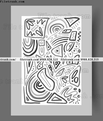 File gốc tranh truu tuong don gian phong cach bac au 1633 (in 3D) nghệ thuật