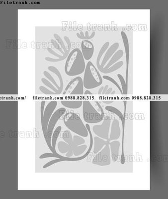 File gốc tranh truu tuong don gian phong cach bac au 1642 (in lụa) hoa văn cổ điển