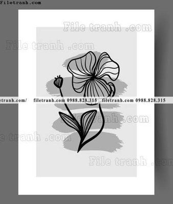 Download file gốc tranh truu tuong don gian phong cach bac au 1645 (in mica) trang trí