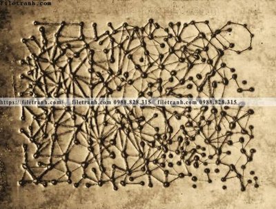 File gốc tranh truu tuong giap vang 289 (in 3D) cho trang trí