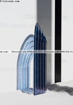 File gốc tranh truu tuong ket cau mau xanh va trang 501 (chuẩn màu) cho in offset