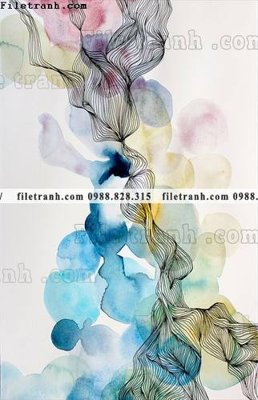 Tải file gốc tranh truu tuong mau nuoc in canvas dep 650 (bản PSD) chỉnh sửa được