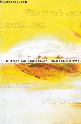 File gốc tranh truu tuong mau nuoc in canvas dep 673 (in 3D) cho trang trí