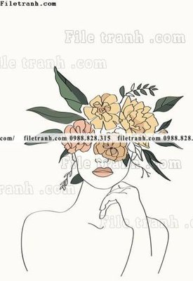 Download file tranh truu tuong minimalis toi gian 623 (gốc) in mica đèn LED