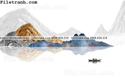 Tải file tranh truu tuong nui vang 139 (gốc) làm tranh trang trí