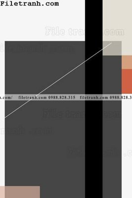 Hình ảnh file gốc in lụa tranh truu tuong toi gian 174