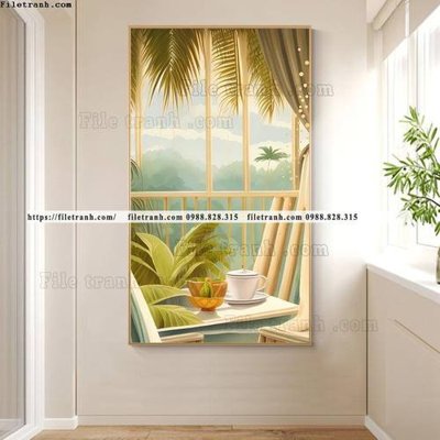 Tải file tranh ve bai bien hoang hon dep 505 (gốc) để in ấn ngay