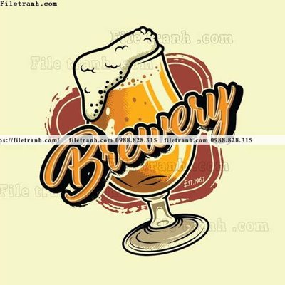 File gốc tranh ve bia co dien quan bia 1503 (in tráng gương) ốp tường