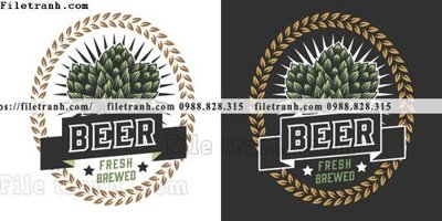 Tải file tranh ve bia co dien quan bia 1509 (ảnh gốc) in tráng gương