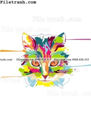 Ảnh gốc tranh ve hoat hinh phong tre em 148 (độ nét cao) in tráng gương