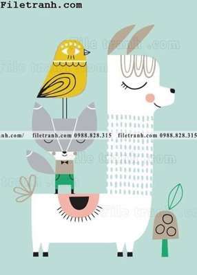 File gốc tranh ve hoat hinh phong tre em 295 (ảnh chi tiết) để in lụa