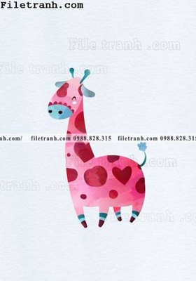 File in trần tranh ve hoat hinh phong tre em 390 (bản gốc) 5D