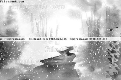 File gốc tranh ve mau nuoc 1512 (in mica) làm bảng hiệu