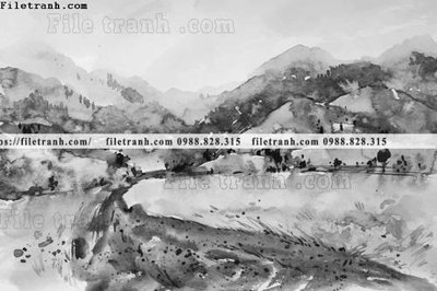 Download file tranh PSD tranh ve mau nuoc 1542 để chỉnh sửa