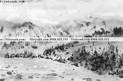 Mua file tranh gốc tranh ve mau nuoc 1543 tại Filetranh.com