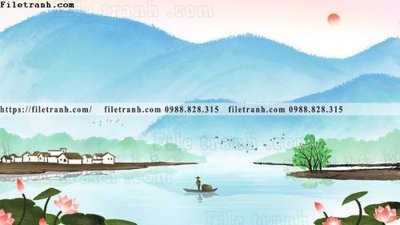 File in trần tranh ve muc trung quoc 500 (file gốc) chủ đề vũ trụ