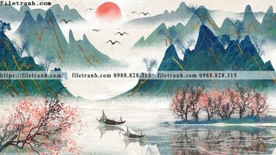 File gốc tranh ve muc trung quoc 511 (in 3D) nghệ thuật