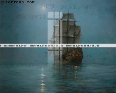 File tranh in trần 3D tranh ve son dau thuan buom xuoi gio 2000 (ảnh gốc)