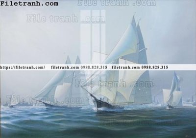 Download file gốc tranh ve son dau thuan buom xuoi gio 2014 (in mica) trang trí