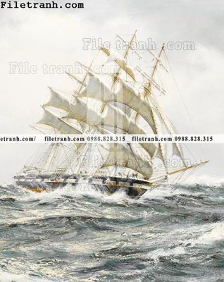 File gốc tranh ve son dau thuan buom xuoi gio 2028 cho in ấn và thiết kế