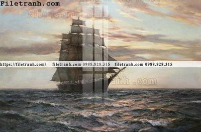 Tải file tranh ve son dau thuan buom xuoi gio 2046 (ảnh gốc) in gạch men