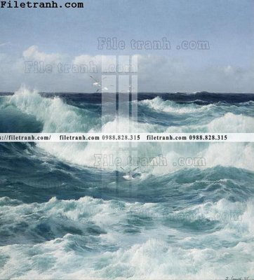 File in lụa tranh ve son dau thuan buom xuoi gio 2048 (tân cổ điển) tranh ve son dau thuan buom xuoi gio 2048