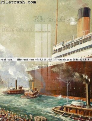 Ảnh gốc tranh ve son dau thuan buom xuoi gio 2051 (độ nét cao) in mica