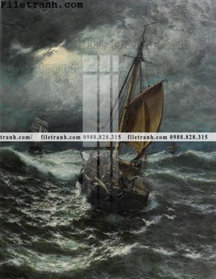 File tranh tranh ve son dau thuan buom xuoi gio 2053 (file gốc) chủ đề phong thủy