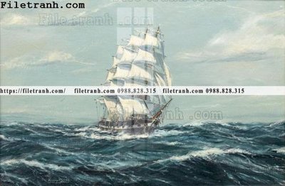 File in trần tranh ve son dau thuan buom xuoi gio 2063 (bản gốc 3D) sống động