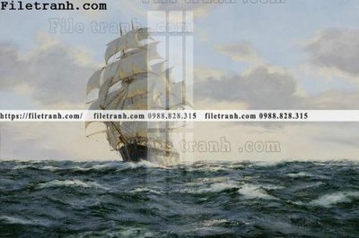 File ảnh tranh ve son dau thuan buom xuoi gio 2065 (gốc) cho trang trí nhà hàng