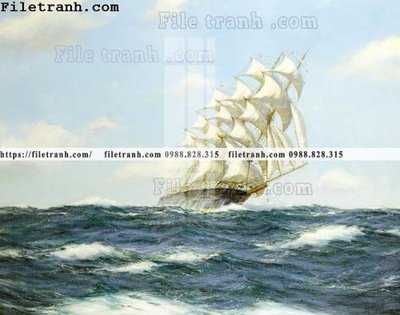 Hình ảnh file gốc tranh ve son dau thuan buom xuoi gio 2073 (chất lượng cao)