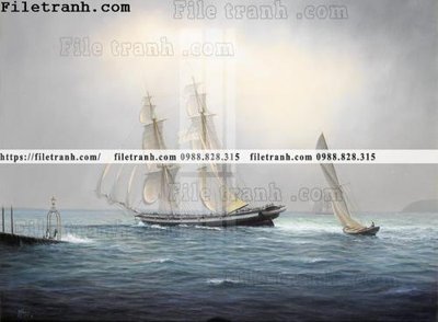 File gốc in mica tranh ve son dau thuan buom xuoi gio 2114 chất lượng