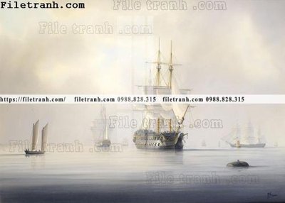 File tranh tranh ve son dau thuan buom xuoi gio 2119 (ảnh gốc) độc quyền