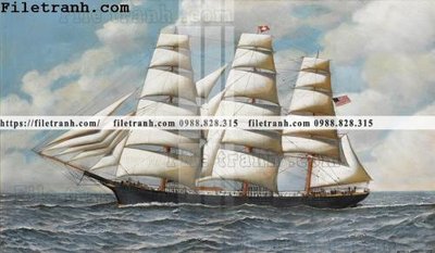 File gốc tranh ve son dau thuan buom xuoi gio 2120 (in ấn) không giới hạn