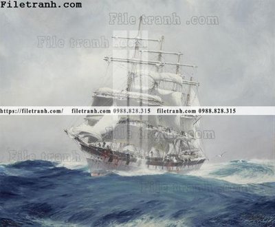 File ảnh tranh ve son dau thuan buom xuoi gio 2157 (gốc) in quảng cáo ngoài trời