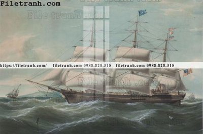 File in trần tranh ve son dau thuan buom xuoi gio 2189 (file gốc) hoa văn 3D