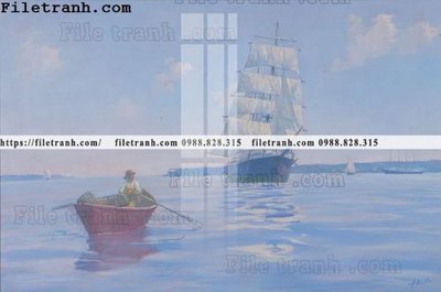 Tải về hình ảnh gốc tranh ve son dau thuan buom xuoi gio 2200 sắc nét