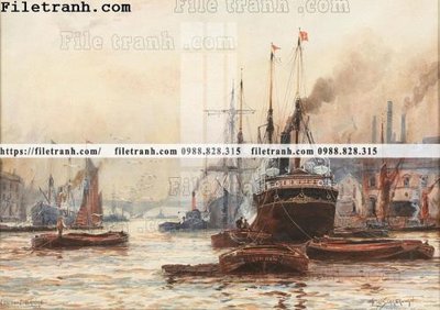 Tải file gốc tranh ve son dau thuan buom xuoi gio 2206 dùng cho in ấn