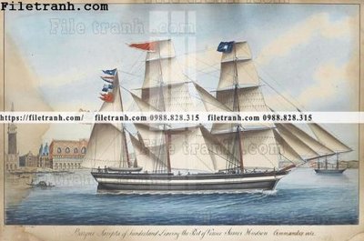 File in trần tranh ve son dau thuan buom xuoi gio 2222 (bản gốc) 5D