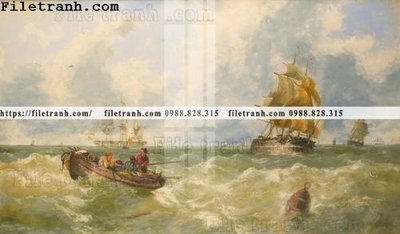 File tranh tranh ve son dau thuan buom xuoi gio 2243 (ảnh gốc) in trần nhà