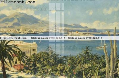 Tệp tin gốc tranh ve son dau thuan buom xuoi gio 2255 (dùng cho in ấn) chuyên nghiệp